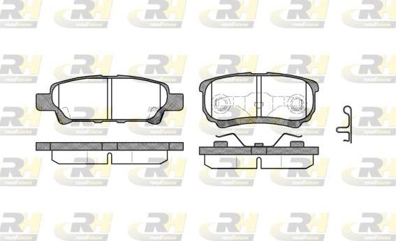 Roadhouse 21051.02 - Kit pastiglie freno, Freno a disco autozon.pro