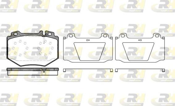 Roadhouse 21065.00 - Kit pastiglie freno, Freno a disco autozon.pro