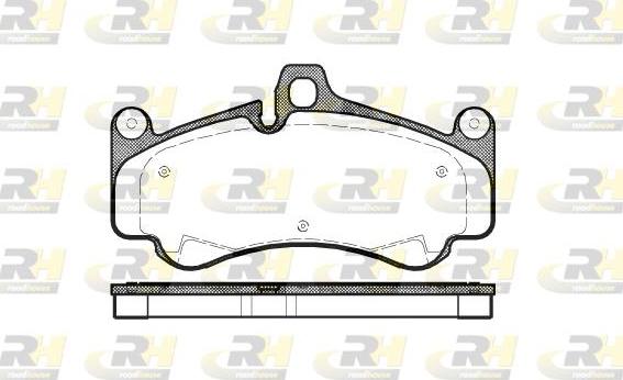 Roadhouse 21066.00 - Kit pastiglie freno, Freno a disco autozon.pro