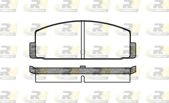 Roadhouse 2100.00 - Kit pastiglie freno, Freno a disco autozon.pro