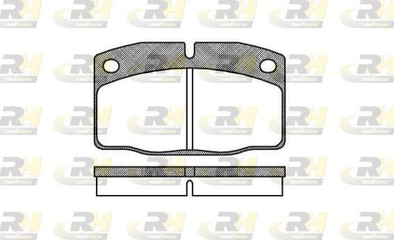 Roadhouse 2101.00 - Kit pastiglie freno, Freno a disco autozon.pro