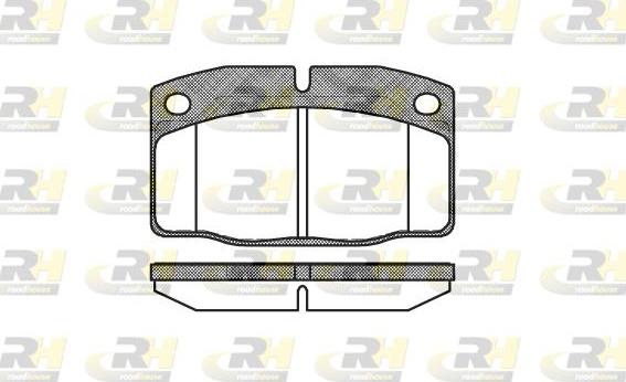 Roadhouse 2101.20 - Kit pastiglie freno, Freno a disco autozon.pro