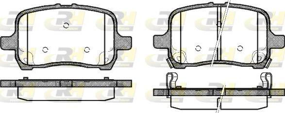 Roadhouse 21089.22 - Kit pastiglie freno, Freno a disco autozon.pro