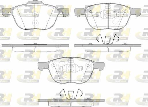 Roadhouse 21082.15 - Kit pastiglie freno, Freno a disco autozon.pro