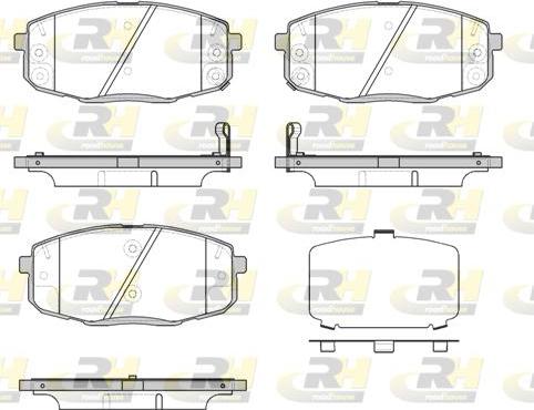 Roadhouse 21038.12 - Kit pastiglie freno, Freno a disco autozon.pro