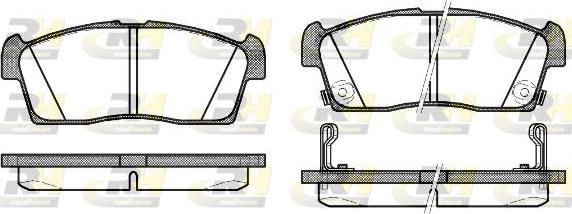 Roadhouse 21199.02 - Kit pastiglie freno, Freno a disco autozon.pro