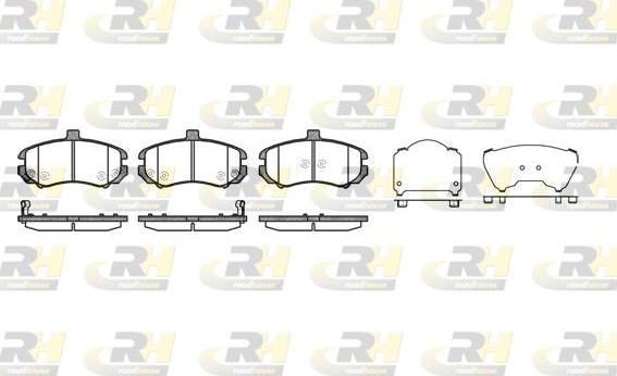 Roadhouse 21194.02 - Kit pastiglie freno, Freno a disco autozon.pro