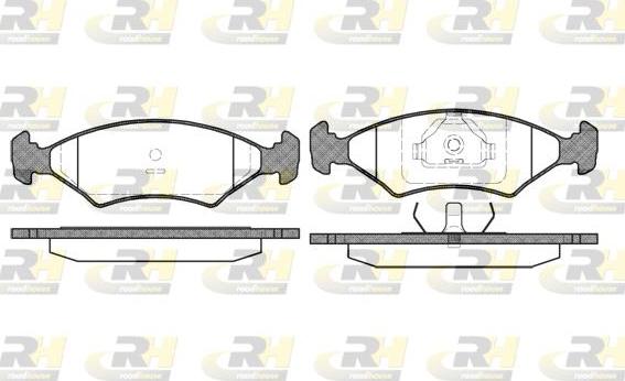 Roadhouse 2119.15 - Kit pastiglie freno, Freno a disco autozon.pro