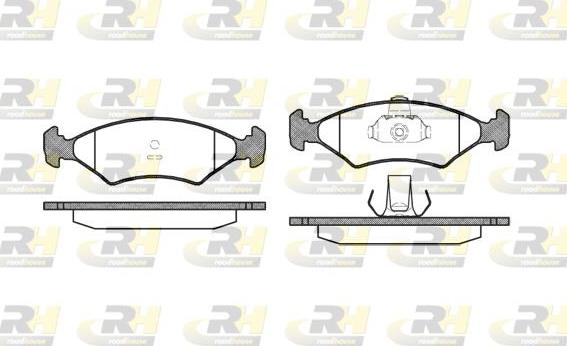 Roadhouse 2119.10 - Kit pastiglie freno, Freno a disco autozon.pro