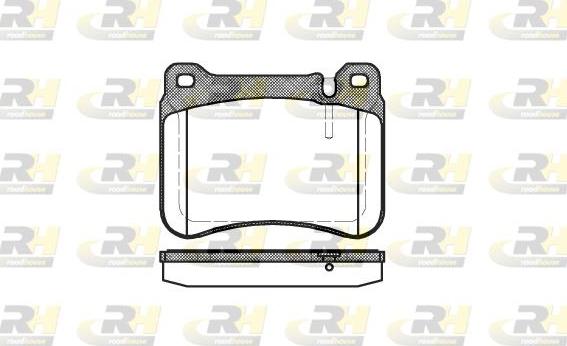 Roadhouse 21193.00 - Kit pastiglie freno, Freno a disco autozon.pro