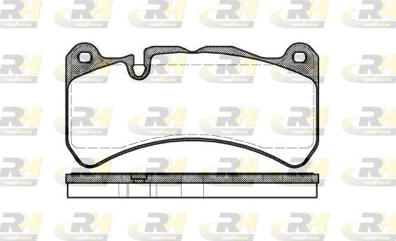 Roadhouse 21192.00 - Kit pastiglie freno, Freno a disco autozon.pro