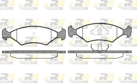 Roadhouse 2119.20 - Kit pastiglie freno, Freno a disco autozon.pro