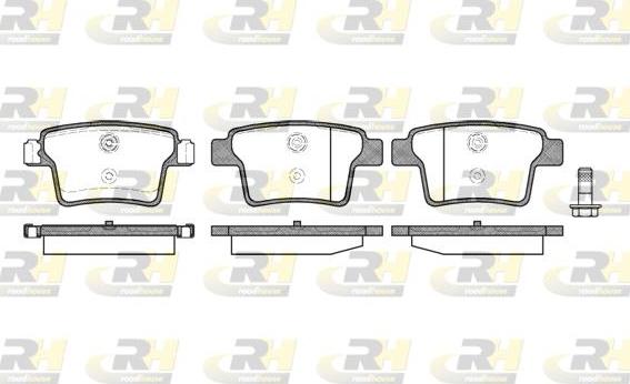 Roadhouse 21149.10 - Kit pastiglie freno, Freno a disco autozon.pro