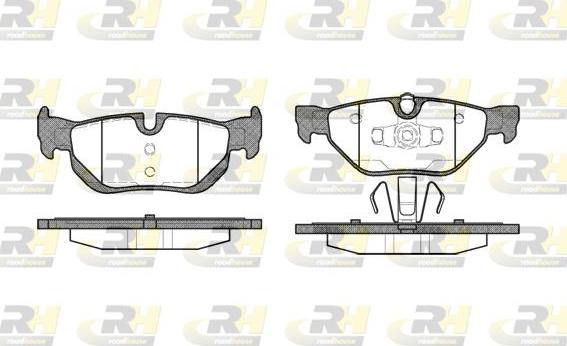 Roadhouse 21145.00 - Kit pastiglie freno, Freno a disco autozon.pro