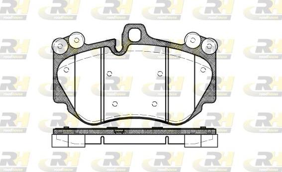 Roadhouse 21140.00 - Kit pastiglie freno, Freno a disco autozon.pro