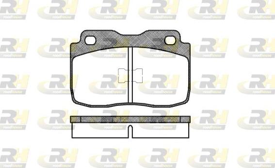 Roadhouse 2114.00 - Kit pastiglie freno, Freno a disco autozon.pro