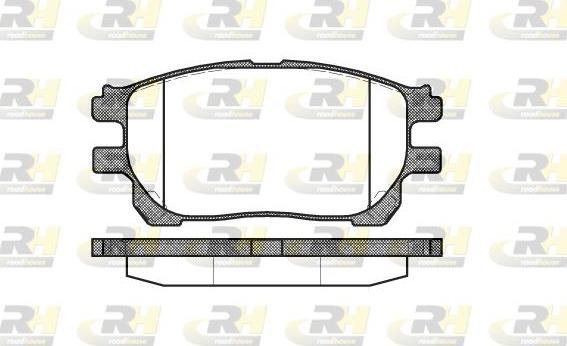 Roadhouse 21143.00 - Kit pastiglie freno, Freno a disco autozon.pro