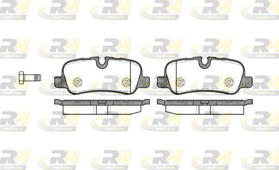 Roadhouse 21159.00 - Kit pastiglie freno, Freno a disco autozon.pro