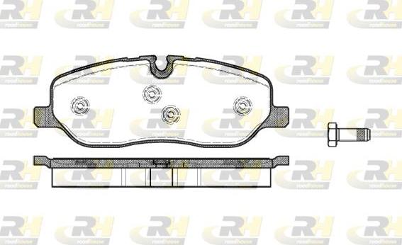 Roadhouse 21158.00 - Kit pastiglie freno, Freno a disco autozon.pro