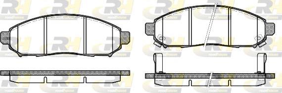 Roadhouse 21162.12 - Kit pastiglie freno, Freno a disco autozon.pro