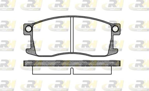 Roadhouse 2110.00 - Kit pastiglie freno, Freno a disco autozon.pro