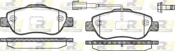 Roadhouse 21100.11 - Kit pastiglie freno, Freno a disco autozon.pro