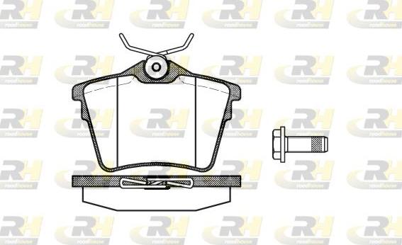 Roadhouse 21103.00 - Kit pastiglie freno, Freno a disco autozon.pro