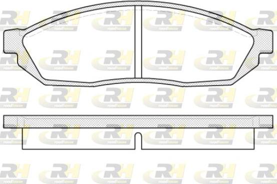 Roadhouse 2111.00 - Kit pastiglie freno, Freno a disco autozon.pro