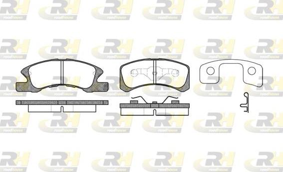 Roadhouse 21111.02 - Kit pastiglie freno, Freno a disco autozon.pro