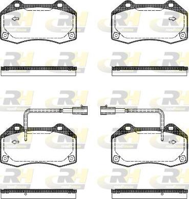 Roadhouse 21113.10 - Kit pastiglie freno, Freno a disco autozon.pro