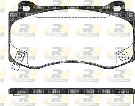 Roadhouse 21185.04 - Kit pastiglie freno, Freno a disco autozon.pro