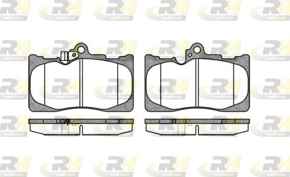 Roadhouse 21180.02 - Kit pastiglie freno, Freno a disco autozon.pro