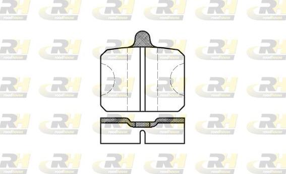 Roadhouse 2118.00 - Kit pastiglie freno, Freno a disco autozon.pro