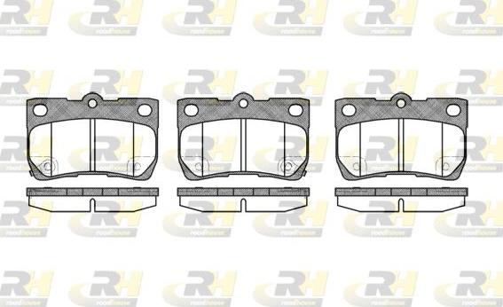 Roadhouse 21181.02 - Kit pastiglie freno, Freno a disco autozon.pro