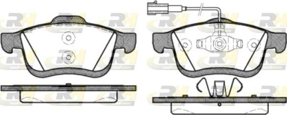 Roadhouse 21183.22 - Kit pastiglie freno, Freno a disco autozon.pro