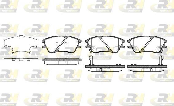 Roadhouse 21139.02 - Kit pastiglie freno, Freno a disco autozon.pro