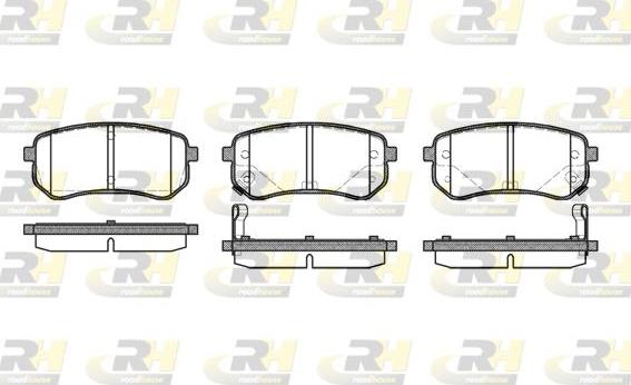 Roadhouse 21135.02 - Kit pastiglie freno, Freno a disco autozon.pro