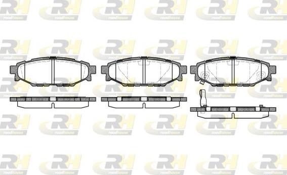 Roadhouse 21136.01 - Kit pastiglie freno, Freno a disco autozon.pro