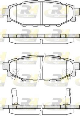 Roadhouse 21136.12 - Kit pastiglie freno, Freno a disco autozon.pro