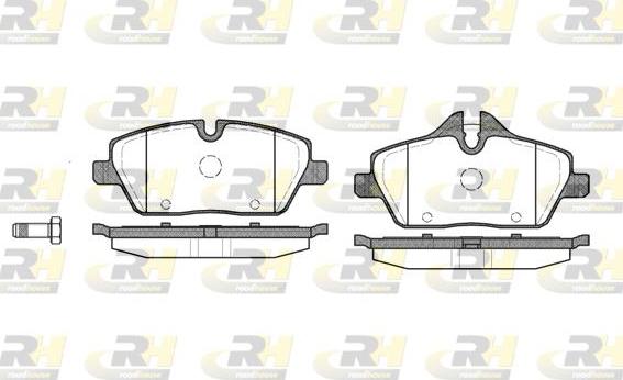 Roadhouse 21131.00 - Kit pastiglie freno, Freno a disco autozon.pro