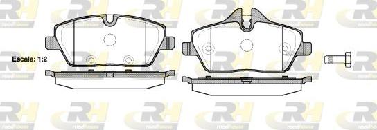 Roadhouse 21131.10 - Kit pastiglie freno, Freno a disco autozon.pro