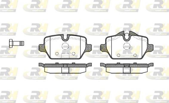 Roadhouse 21132.00 - Kit pastiglie freno, Freno a disco autozon.pro