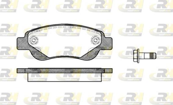 Roadhouse 21177.00 - Kit pastiglie freno, Freno a disco autozon.pro