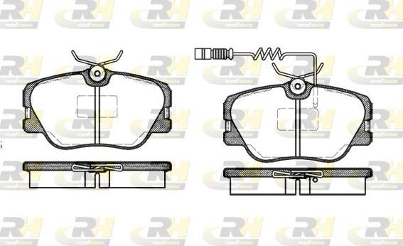 Roadhouse 2189.02 - Kit pastiglie freno, Freno a disco autozon.pro