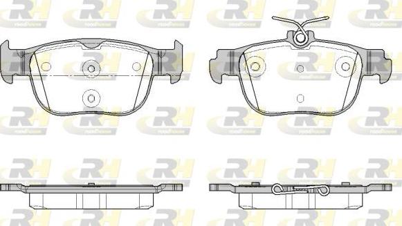 Roadhouse 21897.00 - Kit pastiglie freno, Freno a disco autozon.pro