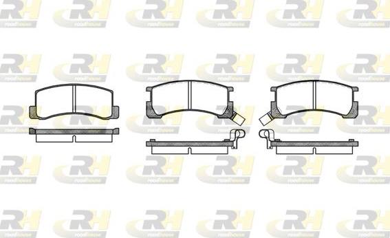 Roadhouse 2185.02 - Kit pastiglie freno, Freno a disco autozon.pro