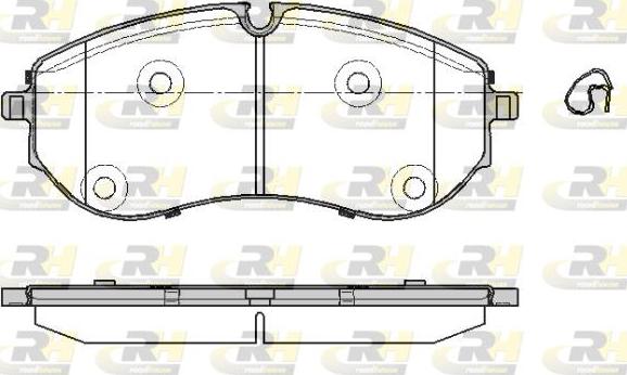 Roadhouse 21857.00 - Kit pastiglie freno, Freno a disco autozon.pro