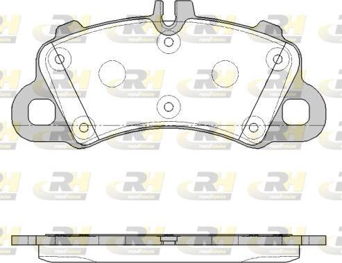 Roadhouse 21862.00 - Kit pastiglie freno, Freno a disco autozon.pro