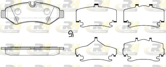 Roadhouse 21867.00 - Kit pastiglie freno, Freno a disco autozon.pro