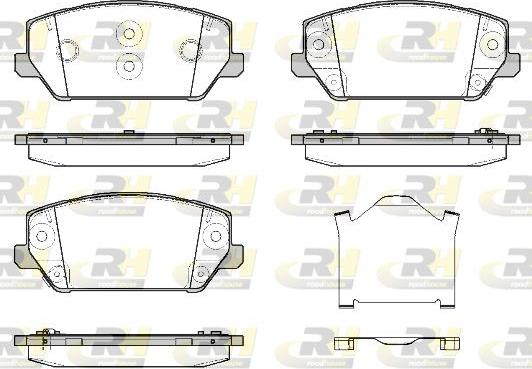 Roadhouse 21809.02 - Kit pastiglie freno, Freno a disco autozon.pro